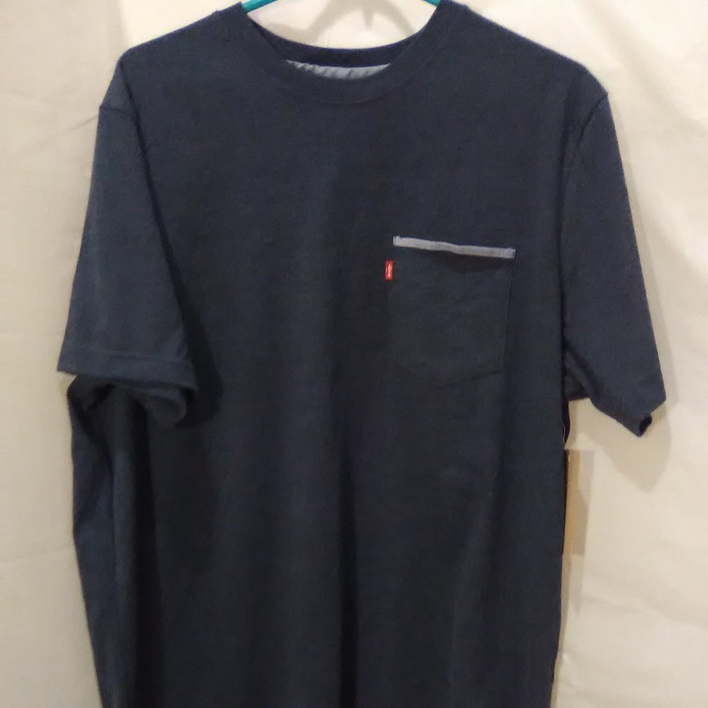 Levis Strauss Co Men's Short Sleeve Shirt Color Blue Size XL NWT